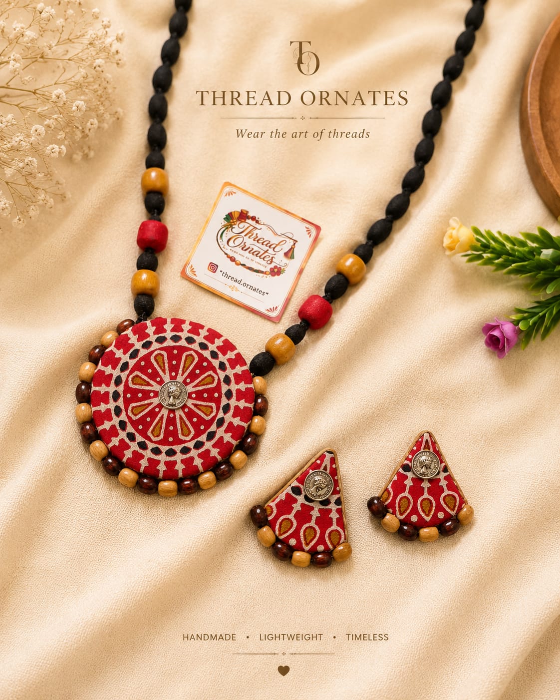 MANDALA CHARM STATEMENT NECKLACE