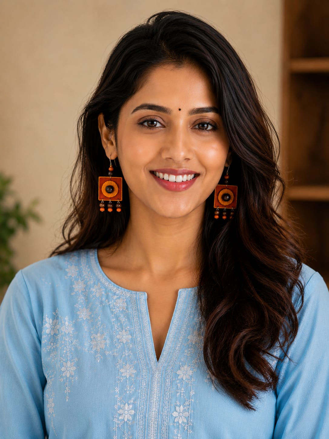 JUTE SPIRAL EARRINGS