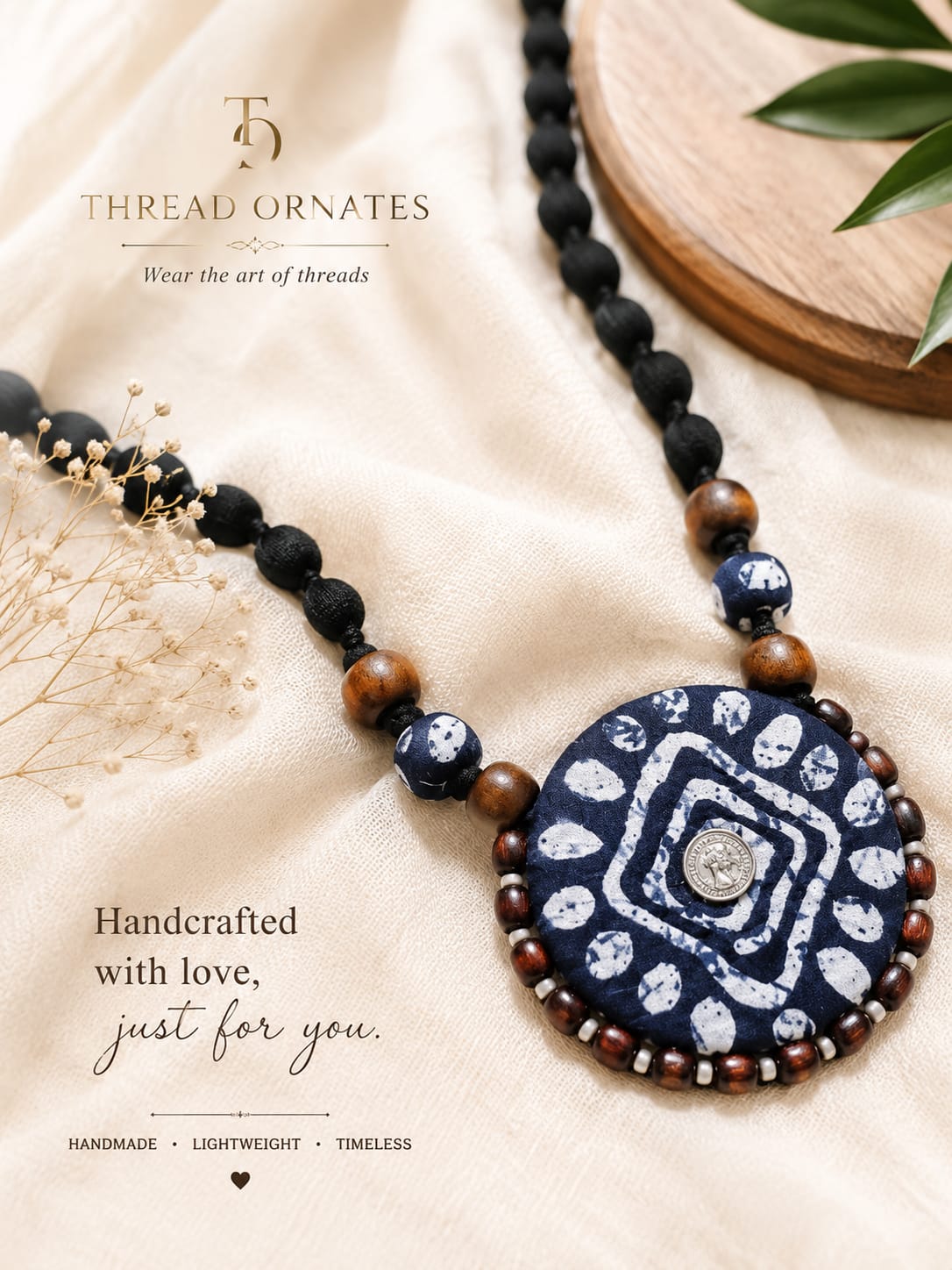 BLUE HERITAGE STATEMENT NECKLACE