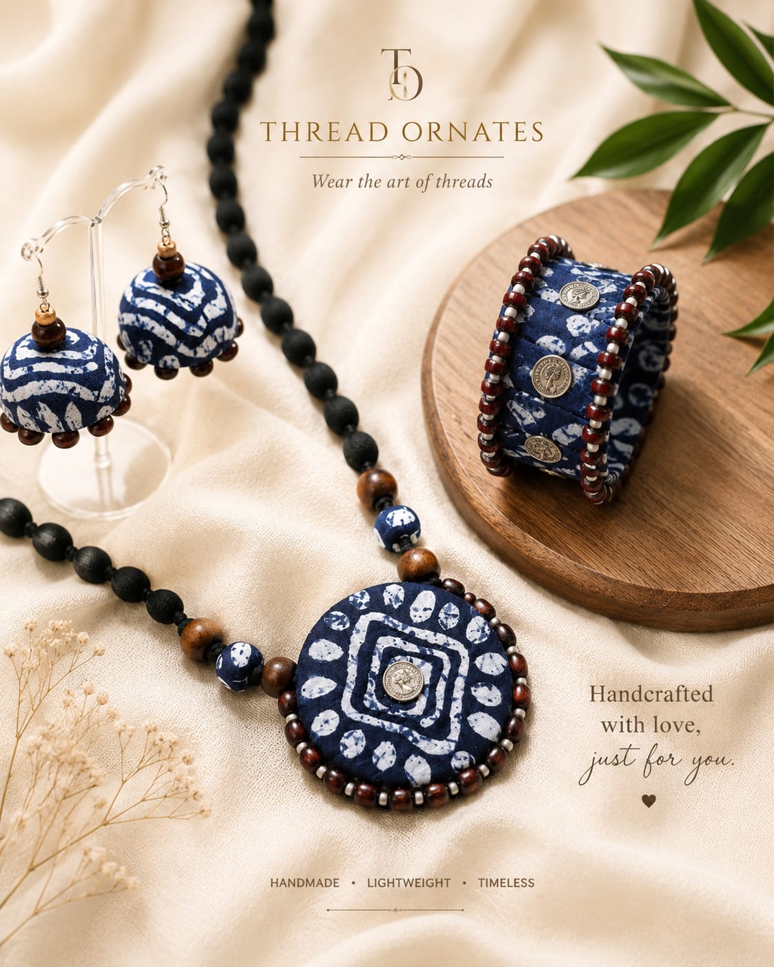 BLUE HERITAGE STATEMENT NECKLACE