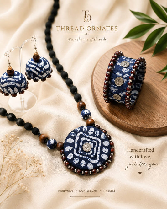 BLUE HERITAGE STATEMENT NECKLACE