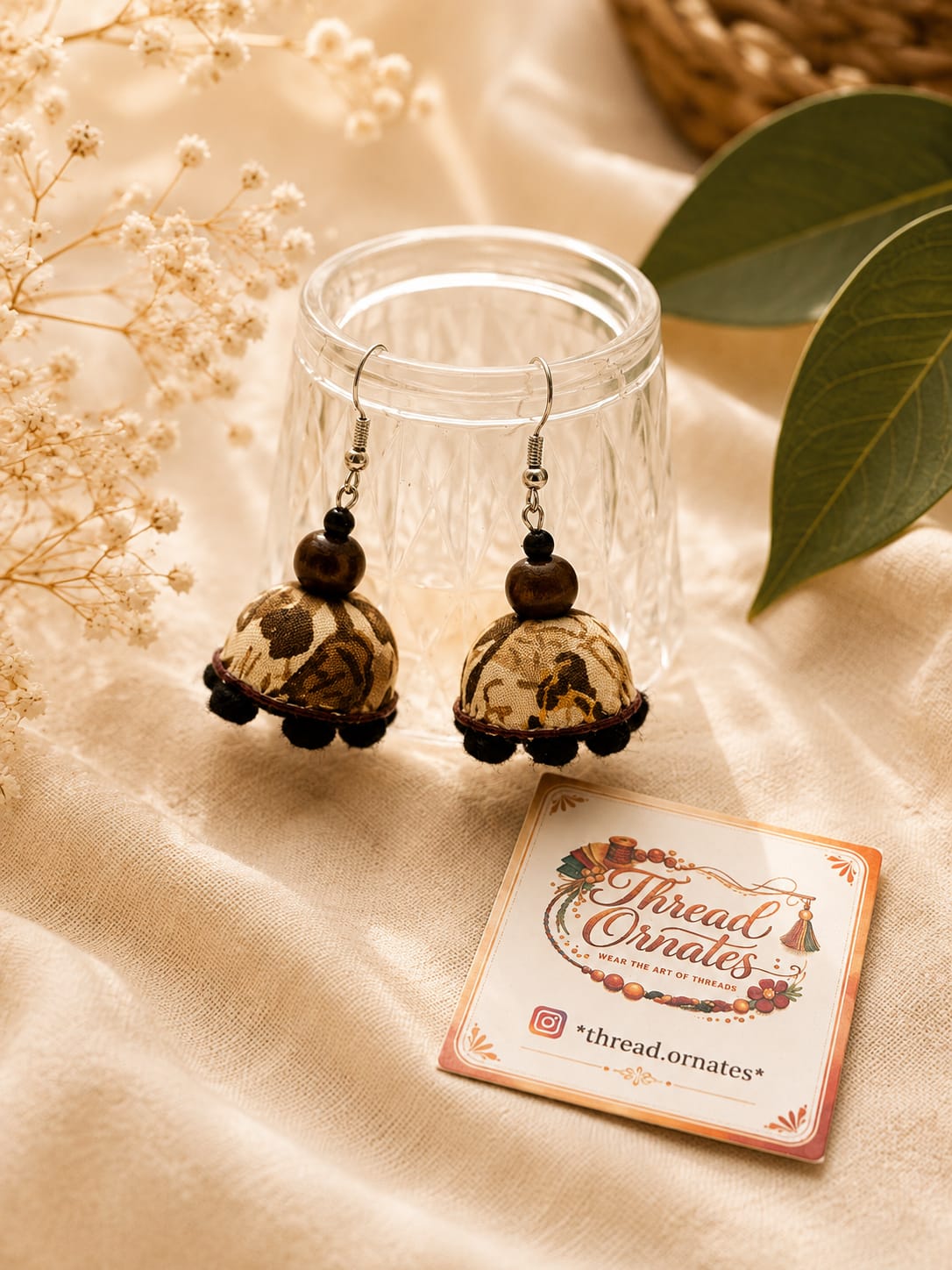 IVORY THREADED CHARM NECKLACE
