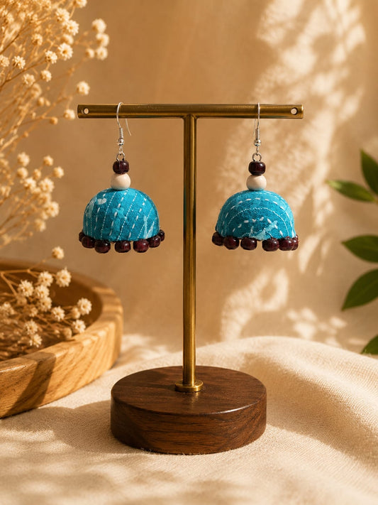 TEAL BLUE BEADED ZHUMK