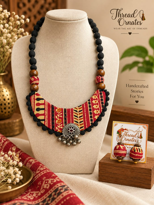 RED CHANDRKALA NECKLACE